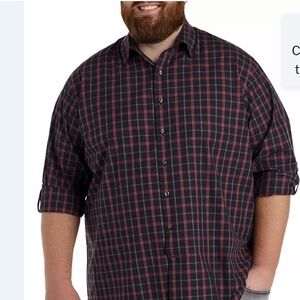 Classic Black and Red Checkered Men's Shirt